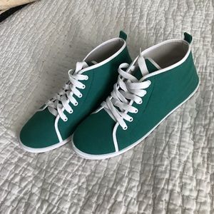 June and January adult emerald high tops